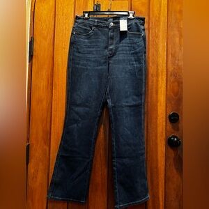 J Jill Dark Blue Women's Straight-Leg Jeans; Bootcut